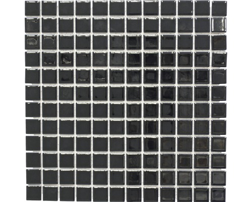 Keramikmosaik CG 144 schwarz 30x30 cm