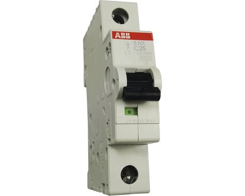 ABB Logo. Leitungsschutzschalter S201 C25