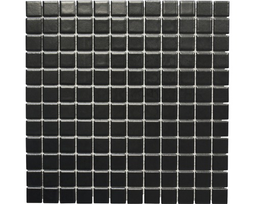 Keramikmosaik CG 154 schwarz 30x30 cm