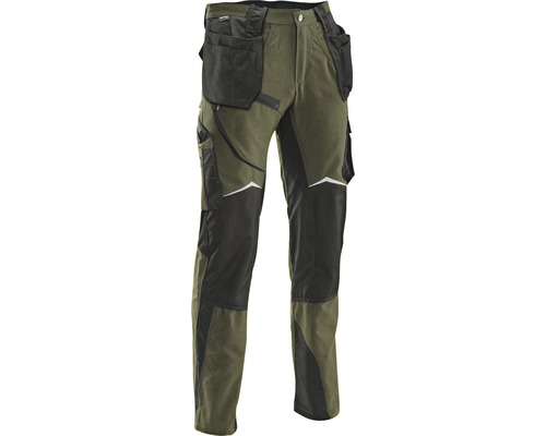 Pantalon de travail avec poches rembourrées Hammer Workwear olive W30/L34