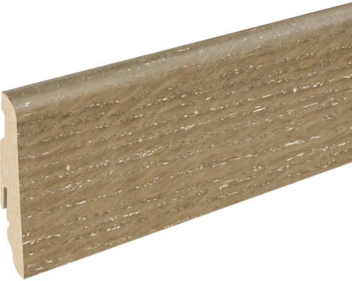 SKANDOR Sockelleiste Eiche smoked SU60L 19 x 58 x 2400 mm Sockelleiste aus Holz