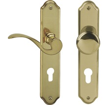 Ensemble de ferrures de porte avec béquille et bouton pour portes intérieures
