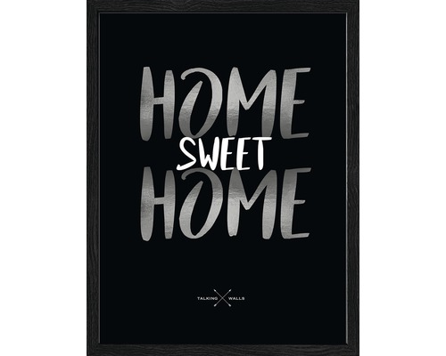 Tableau encadré Home Sweet Home 33x43 cm