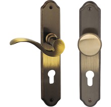Garniture de ferrures de porte avec levier et bouton