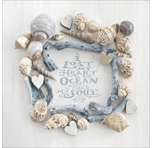Leinwandbild Maritim Style I 27x27 cm
