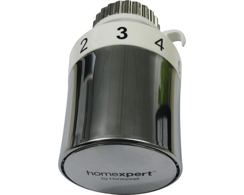 Thermostatregler mit Temperaturanzeige und Homeexpert by Honeywell Logo