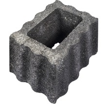 Pierre à planter en béton avec bord ondulé et évidement rectangulaire