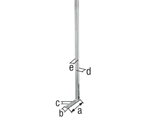 Support de poteau métallique avec dimensions