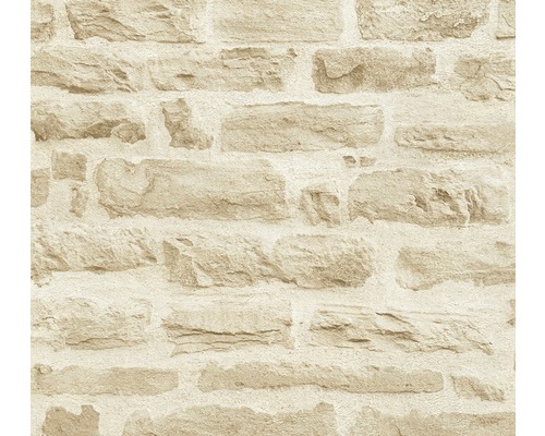 Vliestapete 35580-2 Best of Wood'n Stone 2 Stein beige Tapete mit Steinmaueroptik
