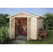 Gartenhaus weka 316 Gr.4 mit Fußboden 290 x 273 cm natur