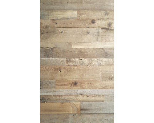 Panneau en bois véritable Barnwood Montreal Natural, lot = 0,80 m²