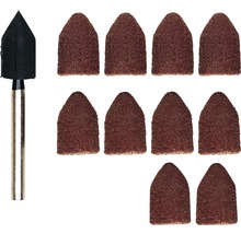 Schleifstift mit Schleifkappen-Set für Handbohrmaschinen