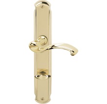 Poignée de porte en métal avec plaque longue