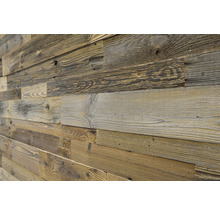 Revêtement mural en bois de récupération
