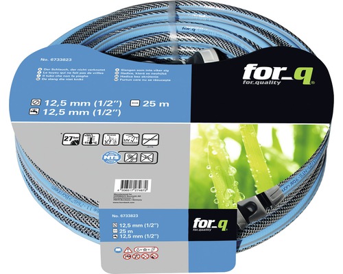 For_q Gartenschlauch, 12,5 mm Durchmesser, 25 Meter Länge