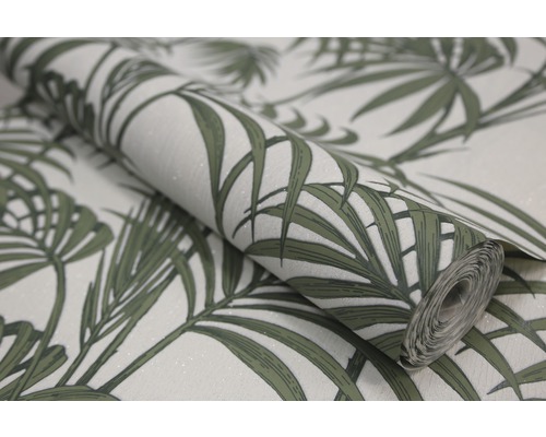 Rouleau de papier peint avec motif de feuilles