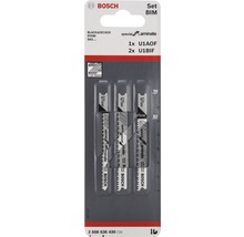 Bosch Lames de scie sauteuse Set BIM pour scier le stratifié