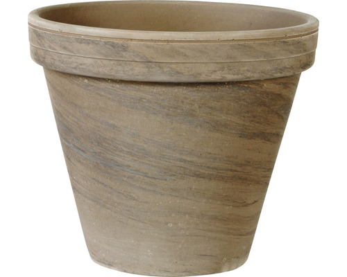 Pot de fleurs Spang Standard en terre cuite, Ø 31.5 H 25 cm, brun