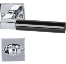 Türdrücker-Garnitur mit Drehriegel für Badezimmer und Toiletten