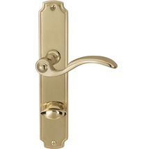 Poignée de porte avec longue plaque pour portes intérieures
