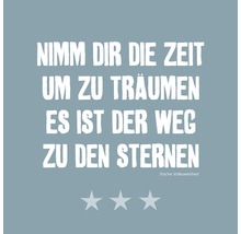 Poster mit dem Spruch Nimm dir die Zeit um zu träumen es ist der Weg zu den Sternen