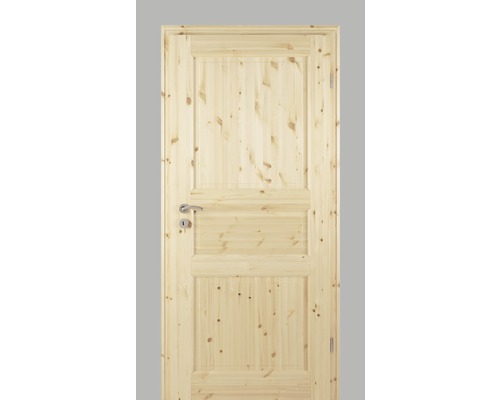 Porte intérieure Pertura Fengur style maison de campagne pin 73,5x198,5 cm tirant droit 02/03