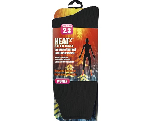 Heat Quadrat Socks Women noir T. 37-42