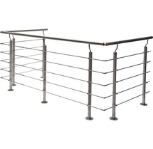 Geländer mit Edelstahlseilen