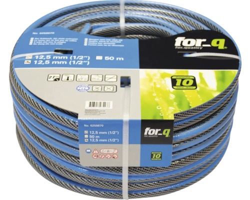 50 Meter Gartenschlauch mit 12,5 Millimeter Durchmesser