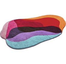 Badteppich Grund Karim Rashid 90 x 130 cm blau rot