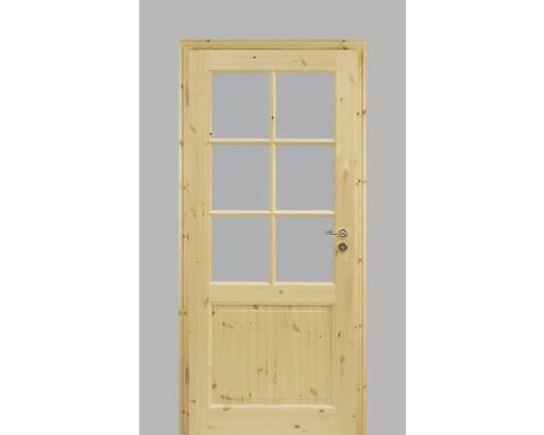 Porte maison de campagne Pertura Fengur laque pin 73,5x198,5 cm gauche 02/SP6 (sans vitre)