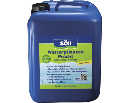 Plantes aquatiques splendeur Söll 5 l Söll Wasserpflanzen Pracht pour 50000 litres d''eau d''étang