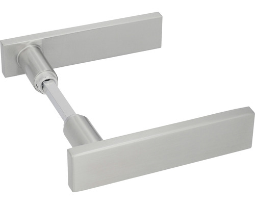 Paire de poignées Malibu couleur acier inoxydable/laqué pour portes intérieures Garniture de poignée de porte en acier inoxydable