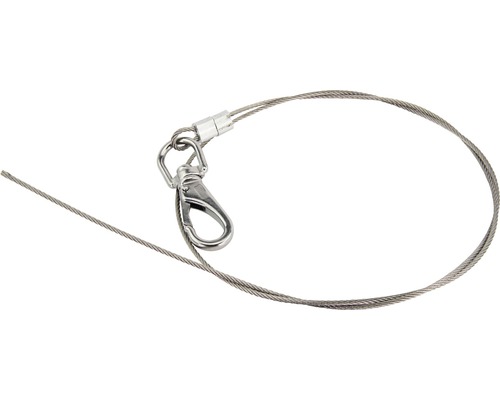 Pièce de rechange chaîne de traction & crochet TENNEKER pour TC Swing II (5851630) Câble en acier avec mousqueton