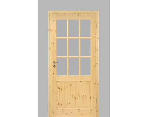 Porte maison de campagne Pertura Fengur épicéa 98,5x198,5 cm droite 02/SP9 (sans vitre)