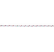 Turboleinen Polyester Ø 16 mm weiß-rot Meterware