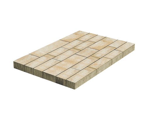 Pavé multiformat Allee City mélange blanc sahara épaisseur 8 cm