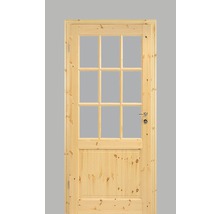 Pertura Landhaustür Fengur Kiefer 98,5x198,5 cm Links 02/SP9 (ohne Glas)