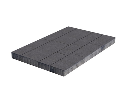 Pavé multiformat Allee Flair anthracite épaisseur 6 cm