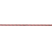 Passatleinen Polyester Ø 16 mm rot-schwarz Meterware