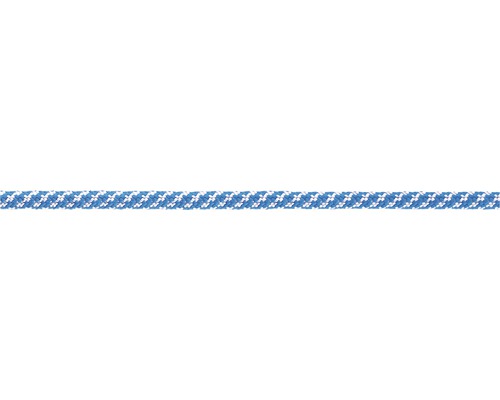 Corde polyester Soft Ø 12 mm bleu clair-blanc au mètre