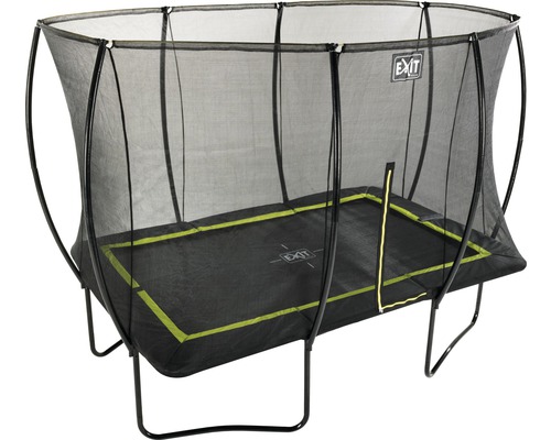 Rechteckiges Gartentrampolin mit Sicherheitsnetz