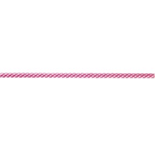 Corde polyester Soft Ø 12 mm rose-blanc au mètre