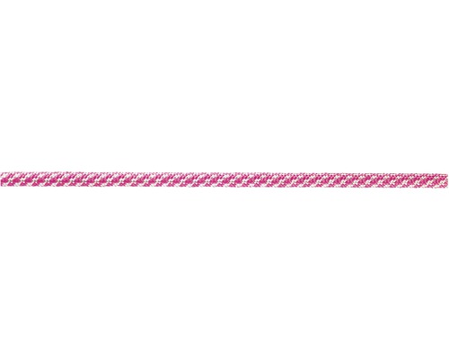 Corde polyester Soft Ø 12 mm rose-blanc au mètre