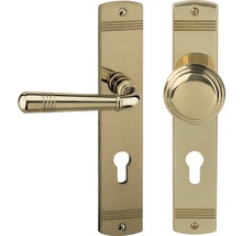 Garniture de ferrures de porte avec béquille et rosette
