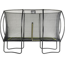 Trampoline de jardin rectangulaire avec filet de sécurité