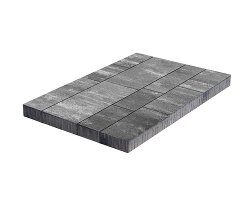 Pavé multiformat Allee Flair mélange gris anthracite épaisseur 6 cm