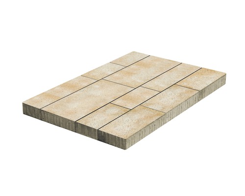 Pavé multiformat Allee Flair mélange blanc Sahara épaisseur 6 cm