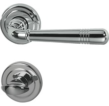 Türdrückergarnitur mit Drehknopf für Badezimmer und Toiletten