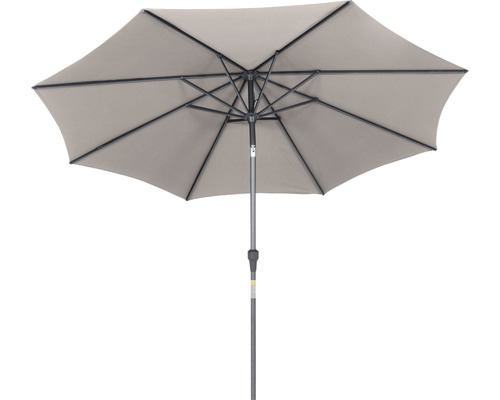 Geöffneter Gartenschirm mit Mast